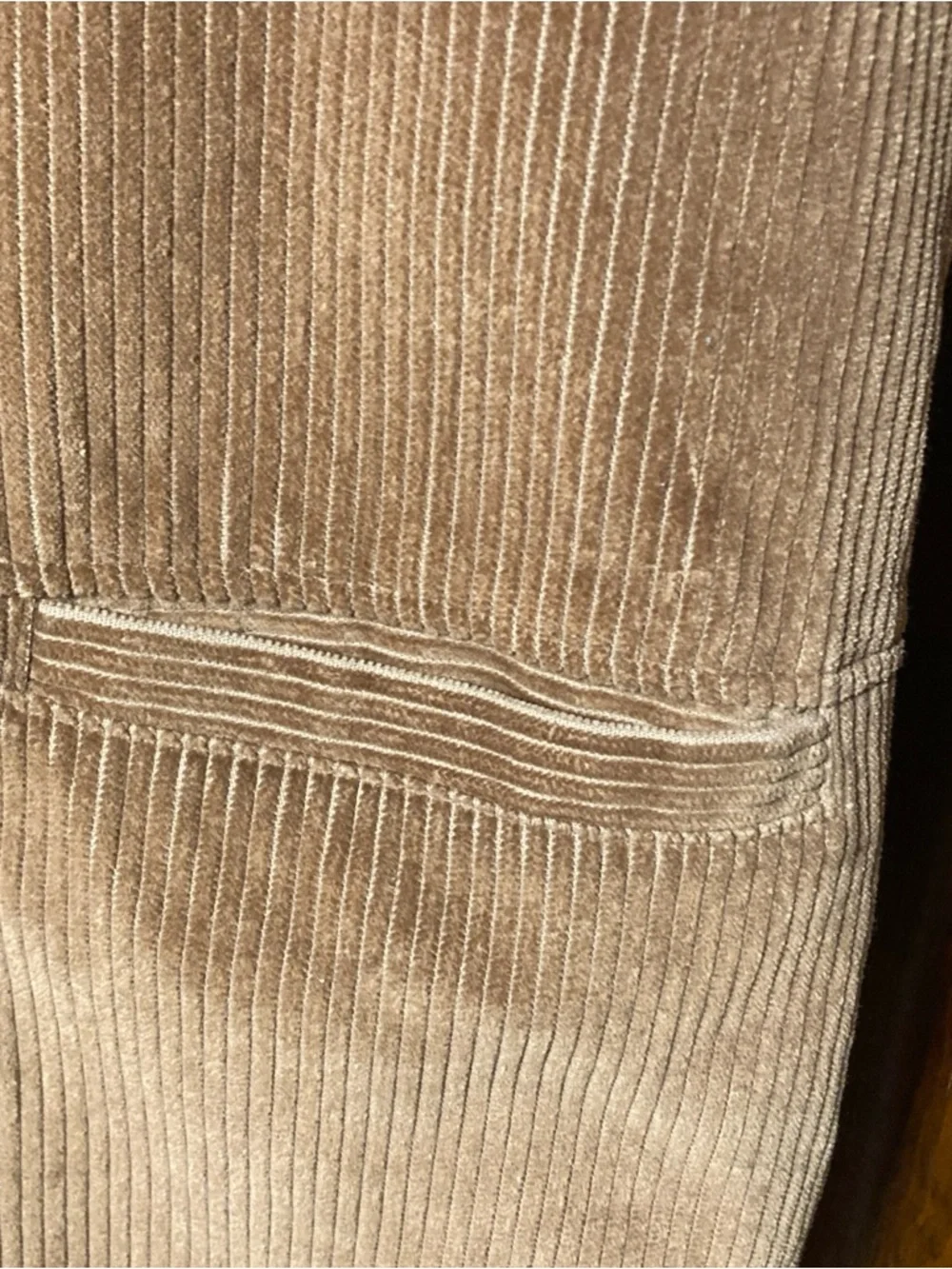 VTG Blair Corduroy Shacket Women M Brown Sherpa Lined Chore Barn Coat Winter Y2K - Picture 2 of 6